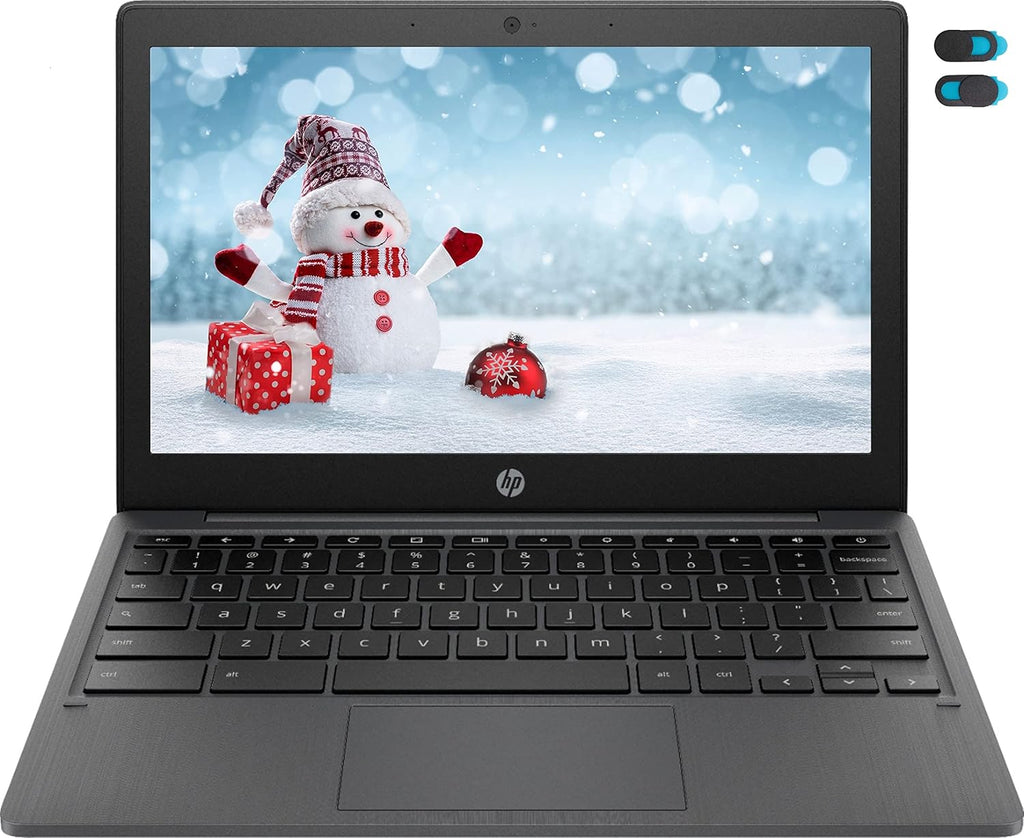 2021 HP Chromebook 11.6 Inch Laptop, MediaTek MT8183 Octa-Core Processor, 4GB RAM, 32GB eMMC, WiFi, Webcam, USB Type C, Chrome OS + YSC Accessory (Zoom or Google Classroom Compatible)