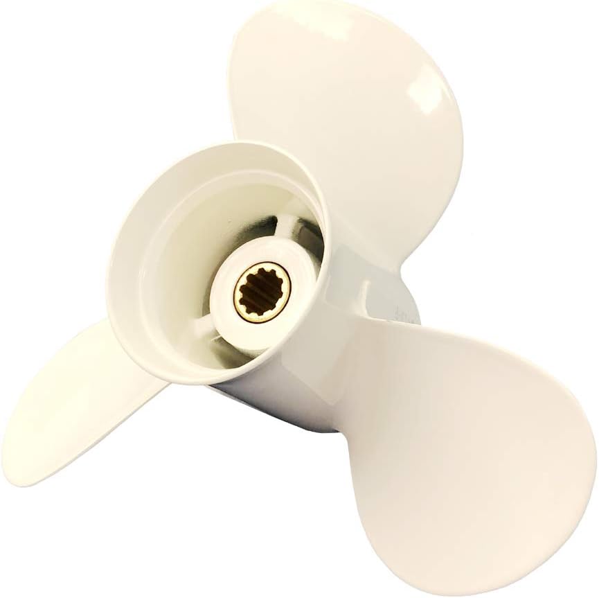 Yamaha Propeller 9 7/8x11 1/4 for Outboard Motor F25 20-30HP, 10 Spline, Pack of 2 D500
