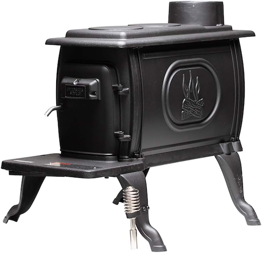 US Stove US1269E 900 Sq. Ft. Log Wood Cast Iron Stove B879