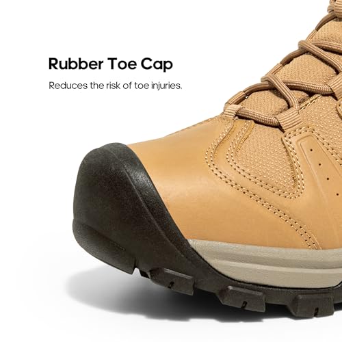 NORTIV 8 Men's Mid Hiking Boots Waterproof Outdoor Trekking Shoes C306805