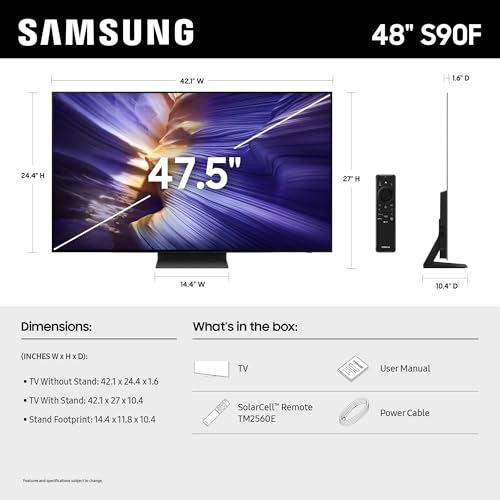 Samsung 55-Inch Class OLED S90F 4K Smart TV (2025 Model) U973585