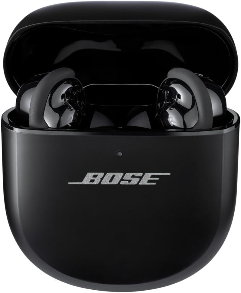 Bose QuietComfort Ultra Bluetooth Earbuds, Wireless with Spatial Audio and Active Noise Cancellation, Black R443808