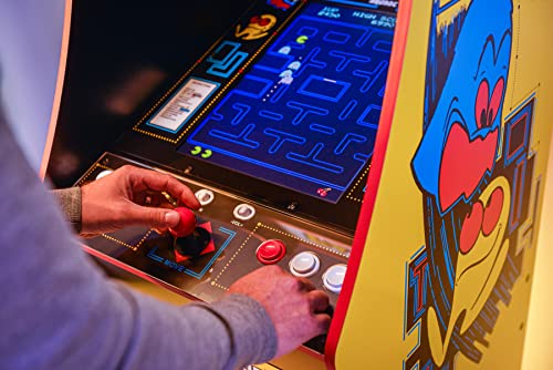 Arcade1Up PAC-MAN Deluxe Arcade Machine with 14 Classic Games and 17-Inch Screen E588