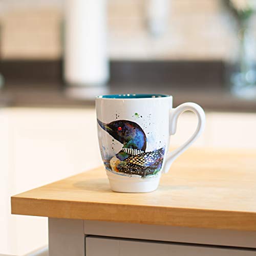 Dean Crouser Cardinal Watercolor Stoneware Mug 16 oz N1410