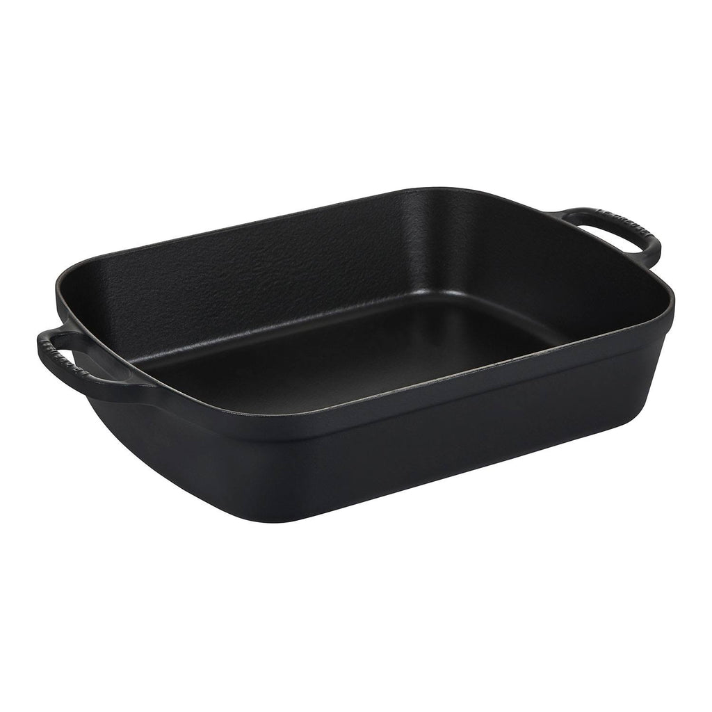 Le Creuset Cast Iron Signature Roaster, Licorice, 7 qt. W990
