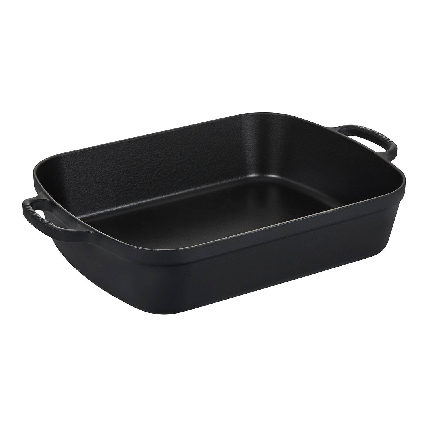Le Creuset Cast Iron Signature Roaster, Licorice, 7 qt. W990
