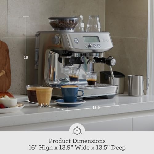 Breville Barista Pro Espresso Machine BES878BSS, Brushed Stainless Steel Q20859