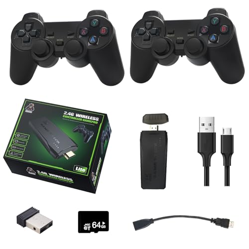 Retro Game Console with 20000+ Built-in Games, 4K HDMI, Dual Controllers D706097