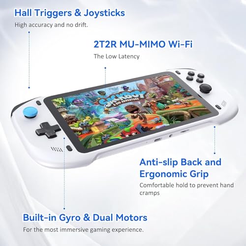OnePro Cloud Handheld Portable Gaming Console for Xbox, GeForce NOW, PlayStation, PC - 7" 1080P Touchscreen, 64G U939025