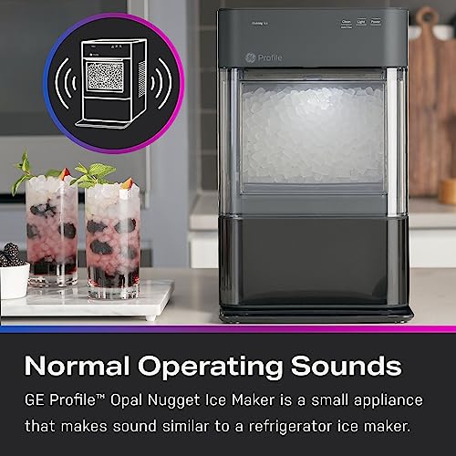 GE Profile Opal 2.0 XL Countertop Nugget Ice Maker with 1 Gallon Tank, Stainless Steel H810