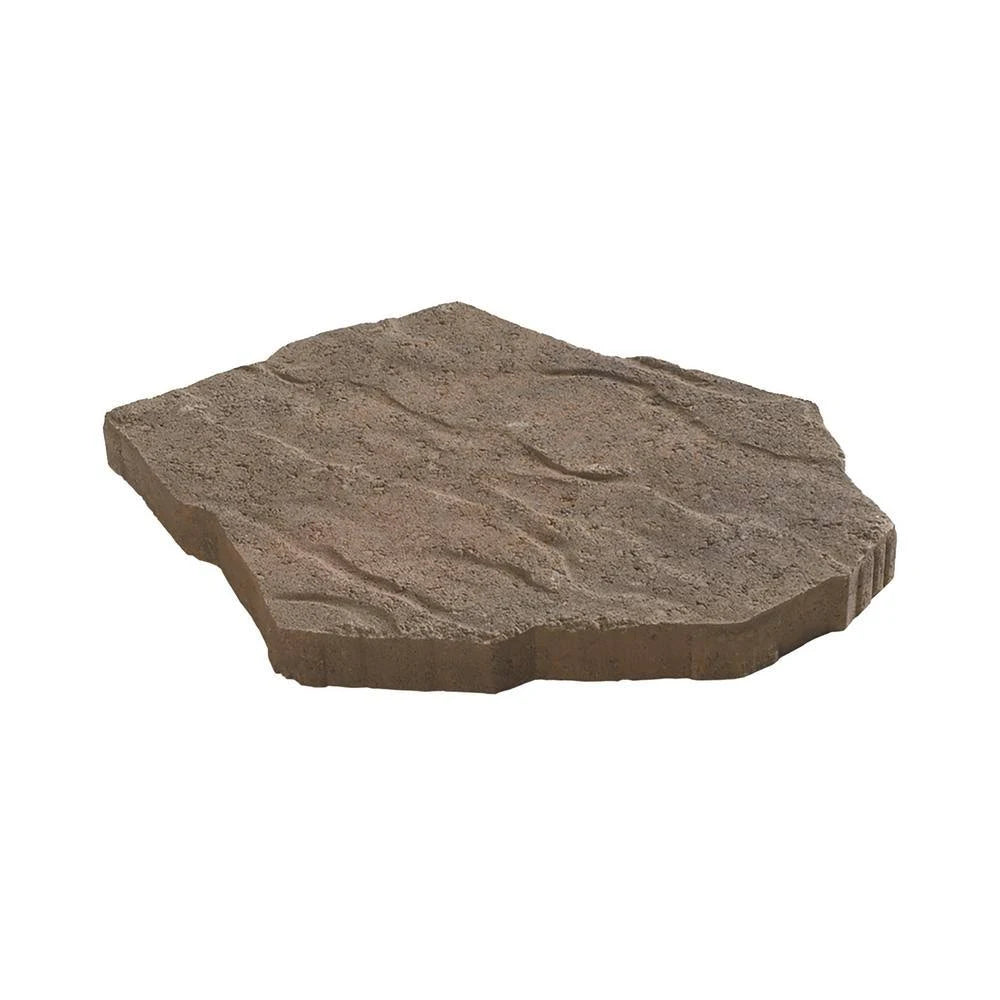 Oldcastle Portage 21 in. x 15.5 in. x 1.75 in. Tan/Brown Irregular Concrete Step Stone (90 Pieces / 134 Sq. ft. / Pallet)
