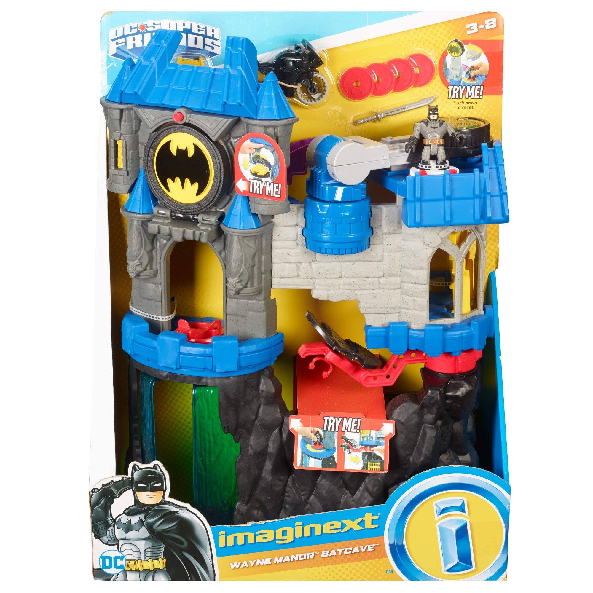 Imaginext DC Super Friends Wayne Manor Batcave G261