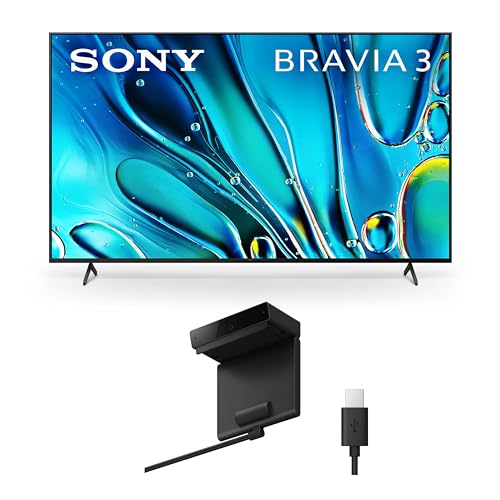 Sony 65-Inch BRAVIA 3 4K Ultra HD LED Smart TV with Google TV Dolby Vision HDR C831