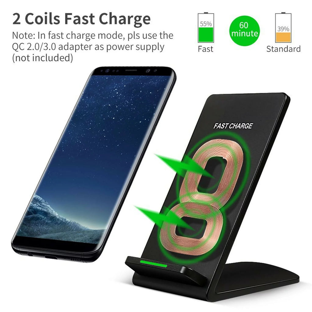 Wireless Charger for Samsung Galaxy S24/Ultra/Plus, 10W Fast Stand Detachable J8879