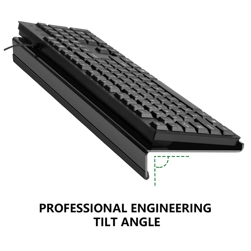 Acrylic Computer Keyboard Stand for Desk with Tilt Lift O3531