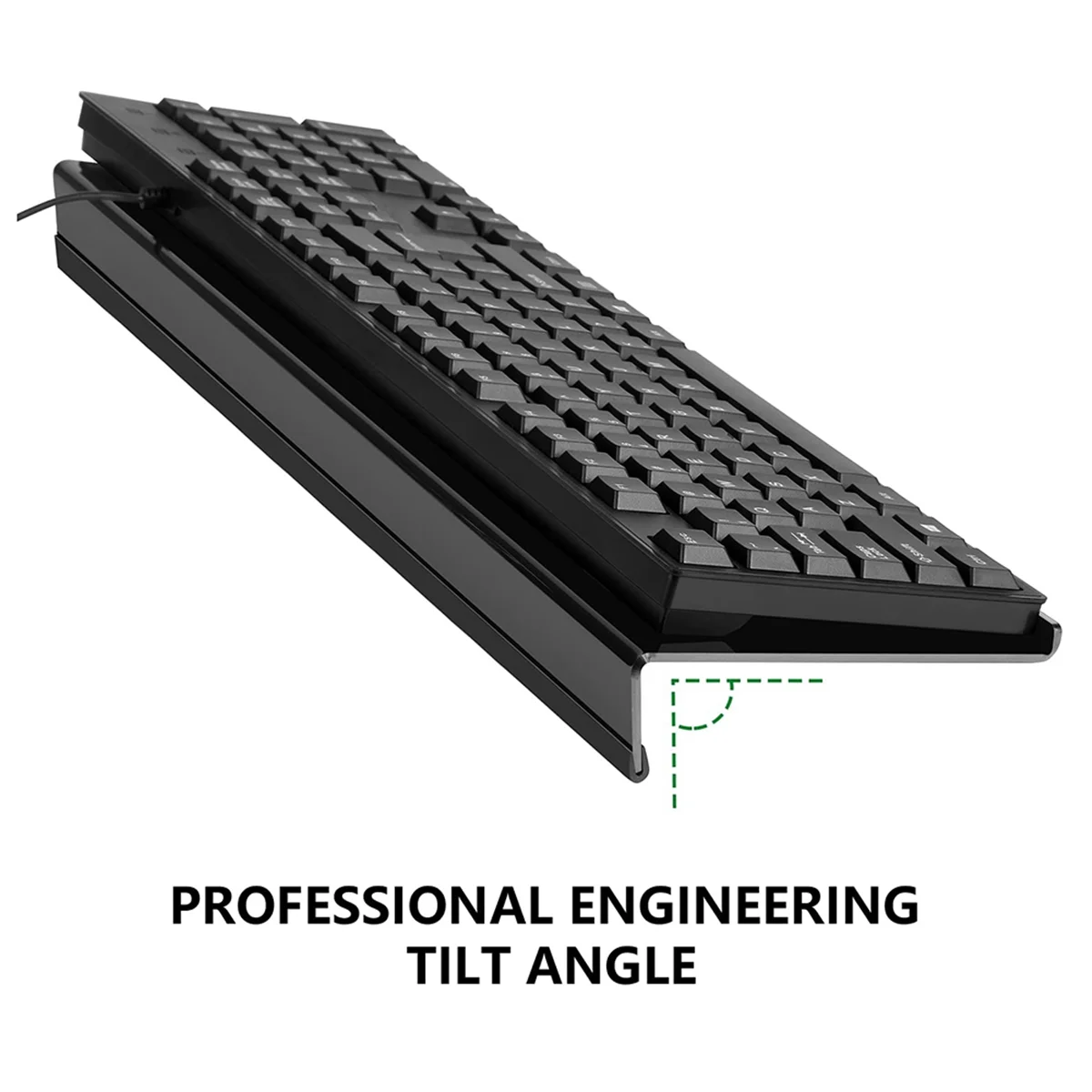 Acrylic Computer Keyboard Stand for Desk with Tilt Lift O3531