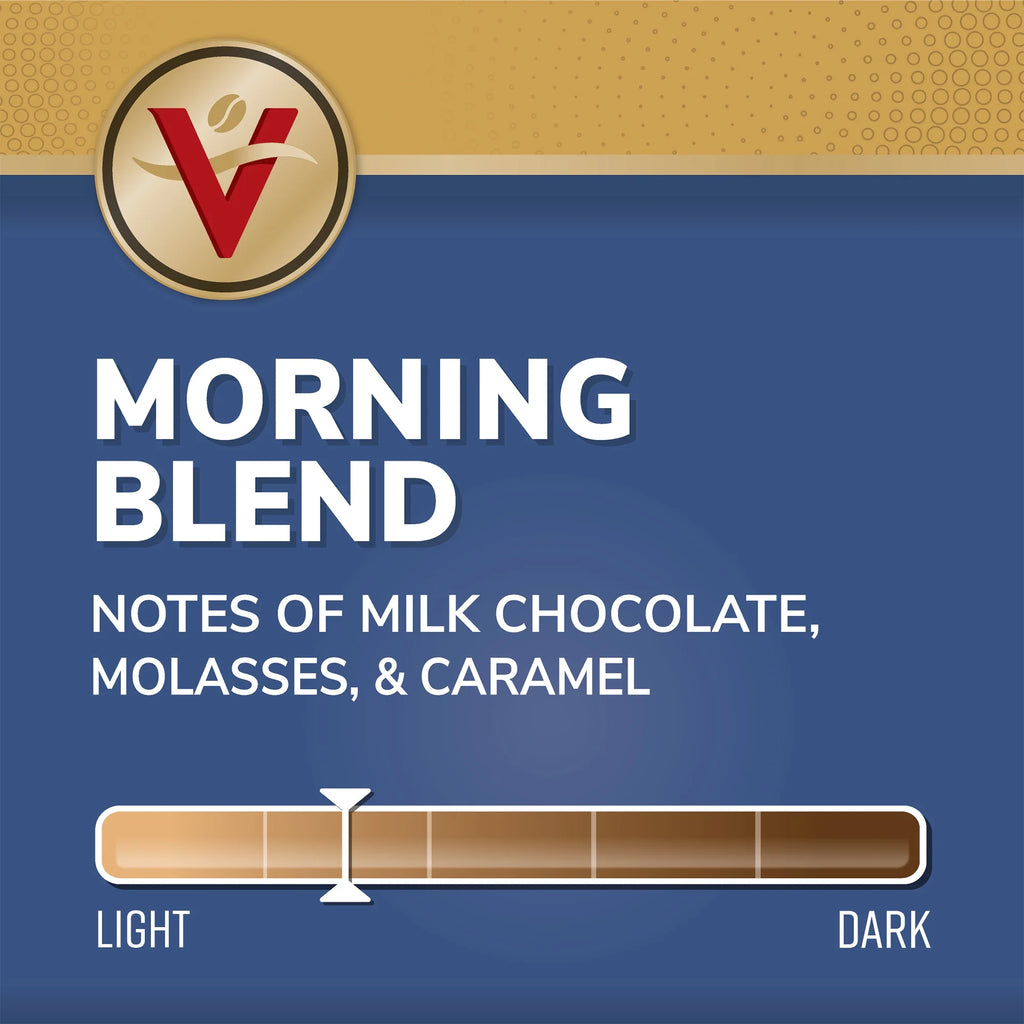 Victor Allen's Coffee Morning Blend Light Roast Single Serve Coffee Pods for Keurig K-Cup Z488647