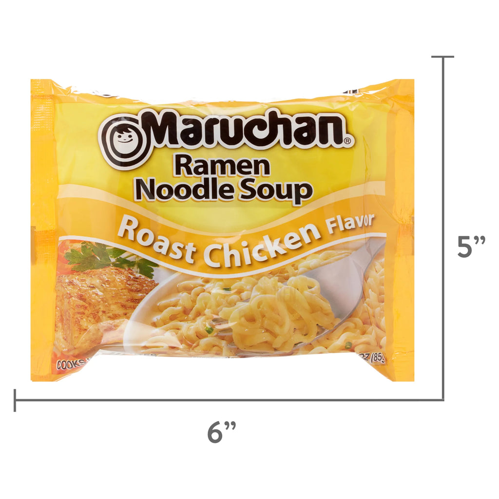 Maruchan Roast Chicken Ramen Noodles, 3 oz, 24 Pack R953
