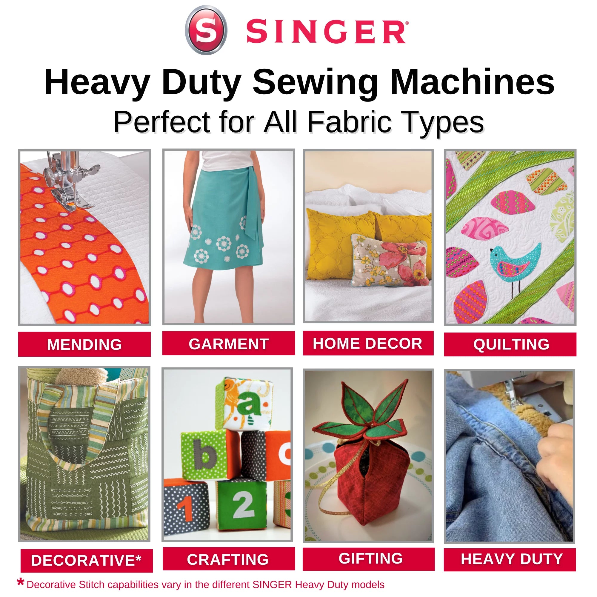 Singer Heavy Duty 4423 Sewing Machine with 97 Stitch Applications R98699