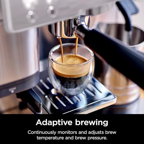 Ninja Luxe Café Premier Series Espresso Machine and Drip Coffee Maker, Stainless Steel T553