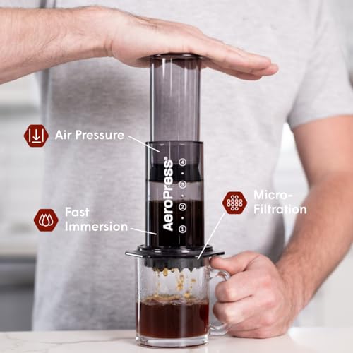 AeroPress Original XL Coffee Press – 3-in-1 Portable Coffee Maker for Camping & Travel Y52044