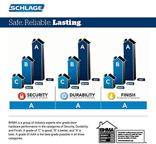 Schlage Encode Deadbolt Smart Lock WiFi Touchscreen Keypad Bright Chrome S825557