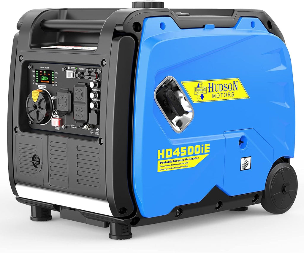 Hudson Motors 4500-Watt Portable Inverter Generator with Electric Start W9098
