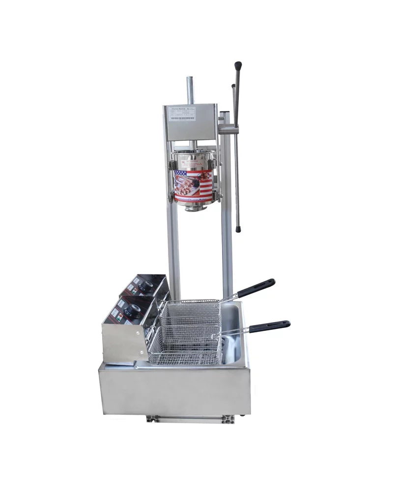 INTSUPERMAI Spanish Churros Maker with Electric Deep Fryer 12L A390051