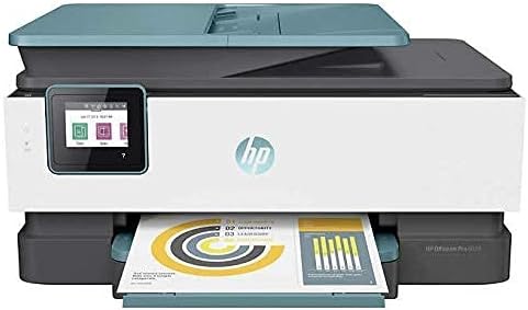 HP OfficeJet 8022 Wireless All-in-One Printer, Scan Copy Fax, Renewed D83716
