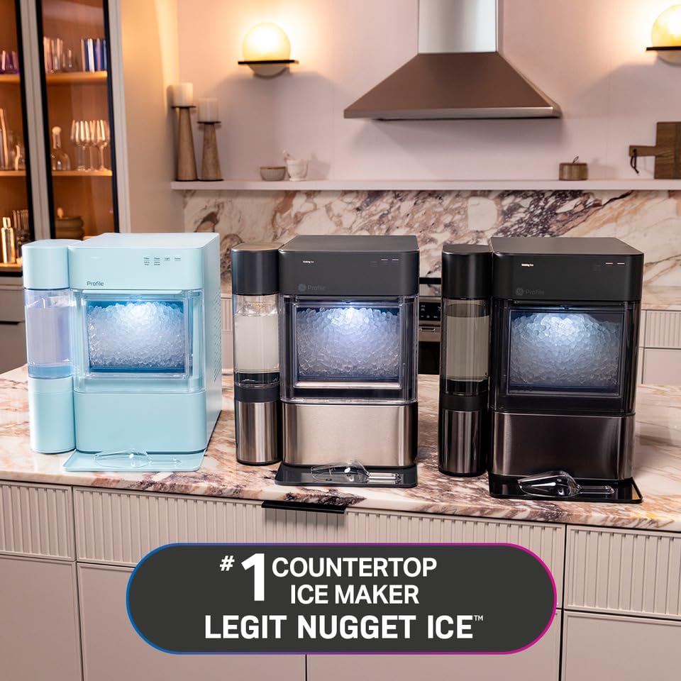 GE Profile Opal 2.0 XL Countertop Nugget Ice Maker with 1 Gallon Tank, Stainless Steel A2624