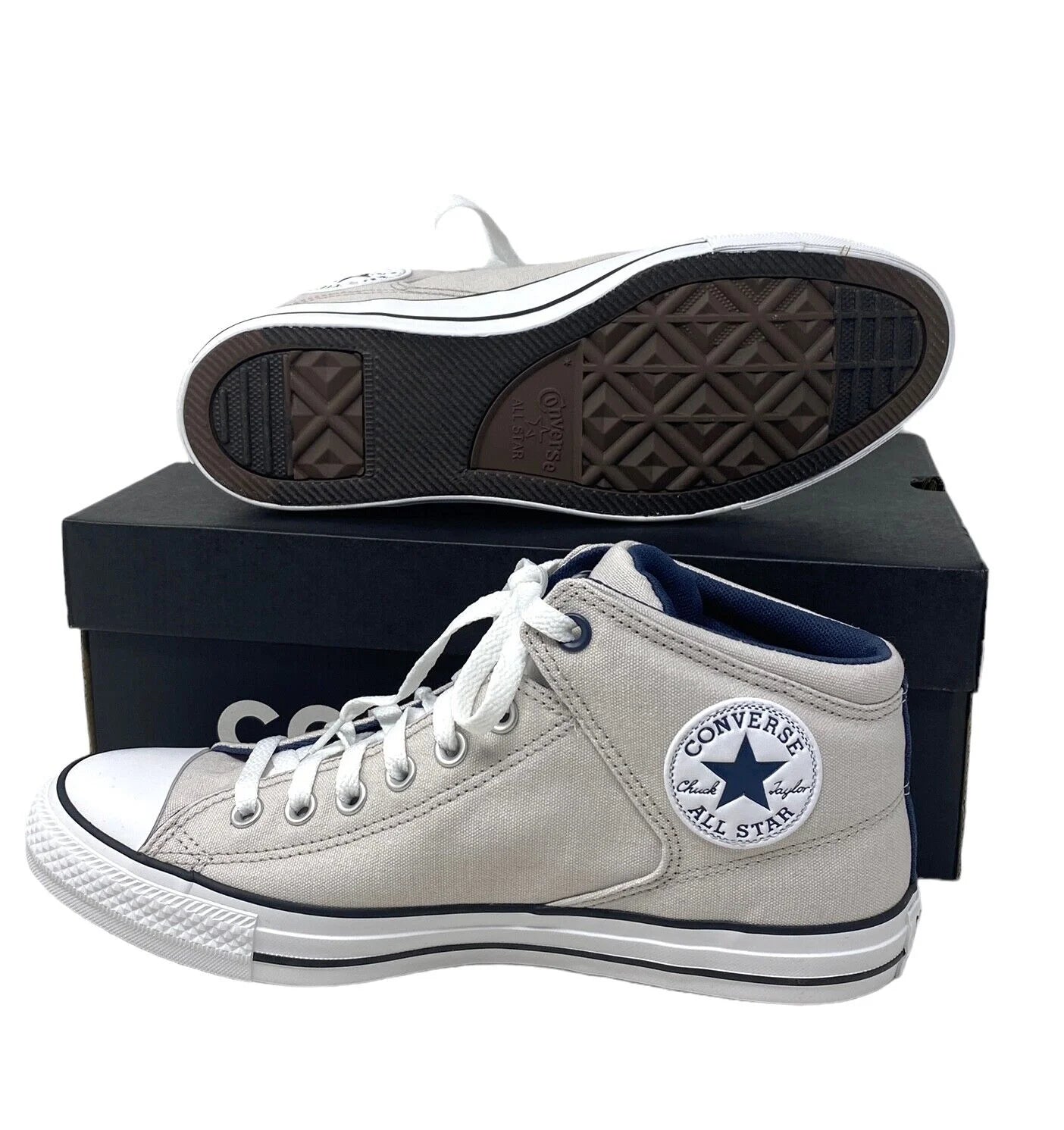 Converse Street Mid Casual Sneaker Pale Putty Canvas U6114