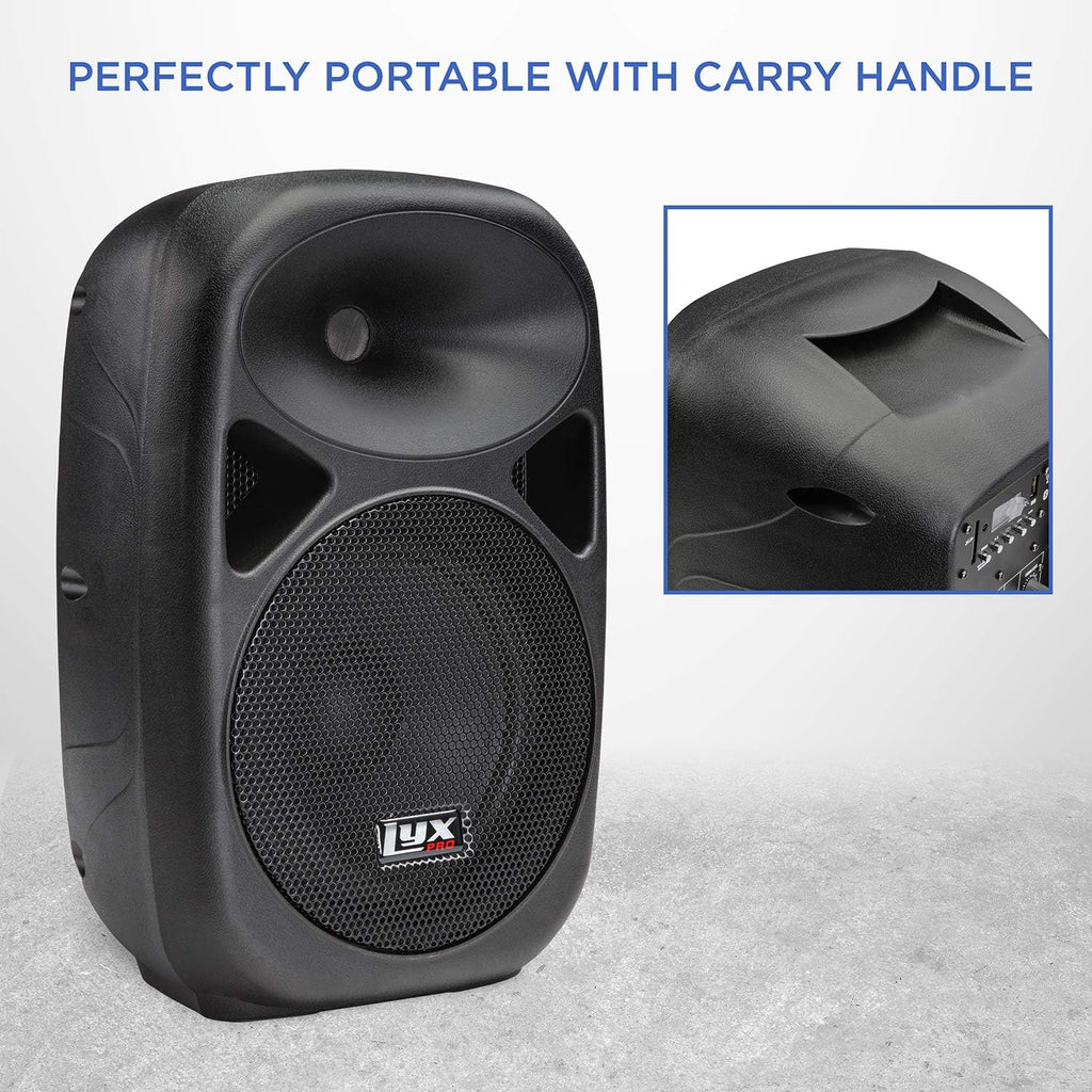 LyxPro SPA15 15 Portable PA Speaker System with Tripod Stand B731014