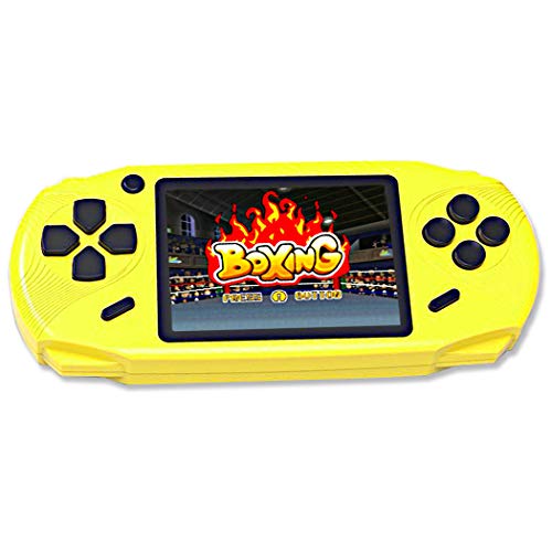 16 Bit Handheld Retro Video Game Player with 3.0'' Screen, Yellow K879