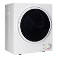 iRerts Portable Clothes Dryer, 850W 1.6cu ft Front Load Electric Clothes Dryer, Compact Laundry Dryer with Stainless Steel Tub, Wall Mount Kit, Electric Dryer for Apartment Dormitory, White