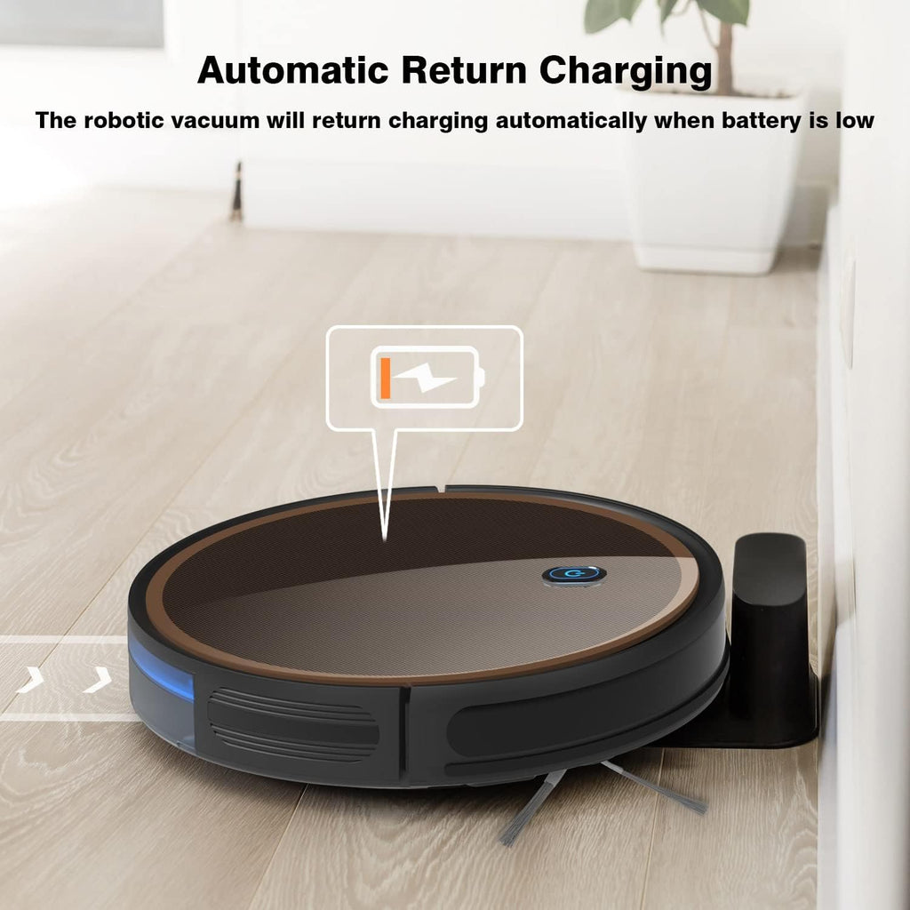 Robot Vacuum Cleaner 2000Pa Suction, 110 Min Runtime, Self-Charging B1979