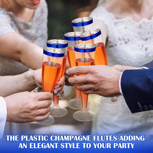 36 Pcs Plastic Champagne Flutes 4.5 oz Clear Toasting Glasses for Party V61372