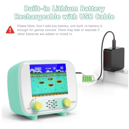 Mini Arcade Machine, Retro Handheld Console with 156 Classic Games C832