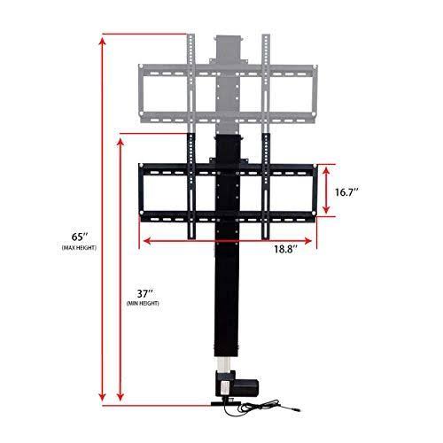 ECO-WORTHY Motorized Vertical TV Lift for 26-57x22 TVs with Remote Control Y7058