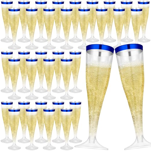 36 Pcs Plastic Champagne Flutes 4.5 oz Clear Toasting Glasses for Party V61372