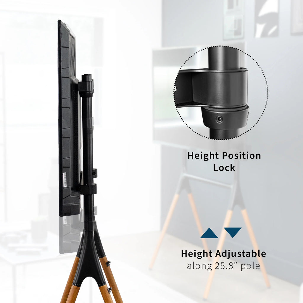 VIVO Easel Studio TV Adjustable Floor Stand for 49" to 70" Screens A5453