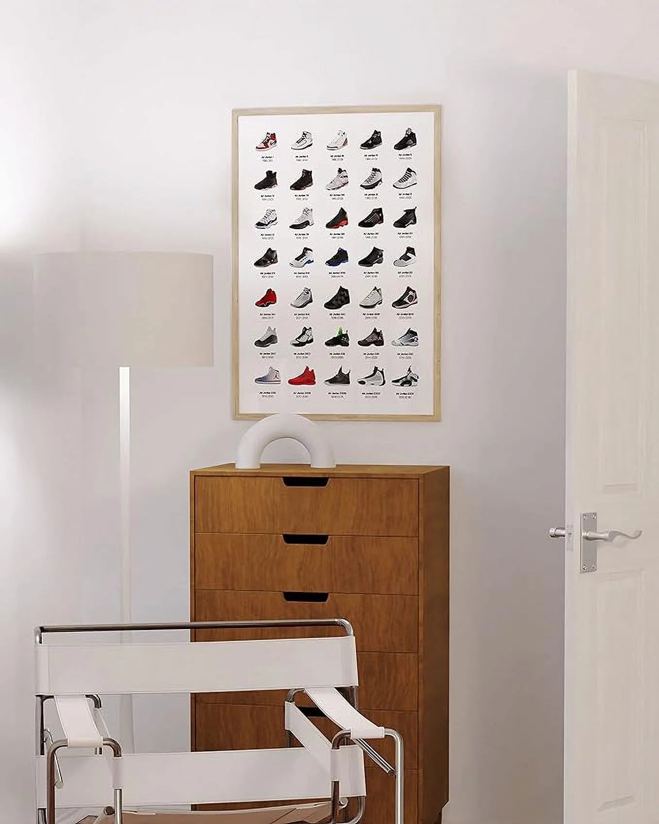 HAUS AND HUES Michael Jordan Sneaker Poster - Unframed 24x36 Wall Art I339188