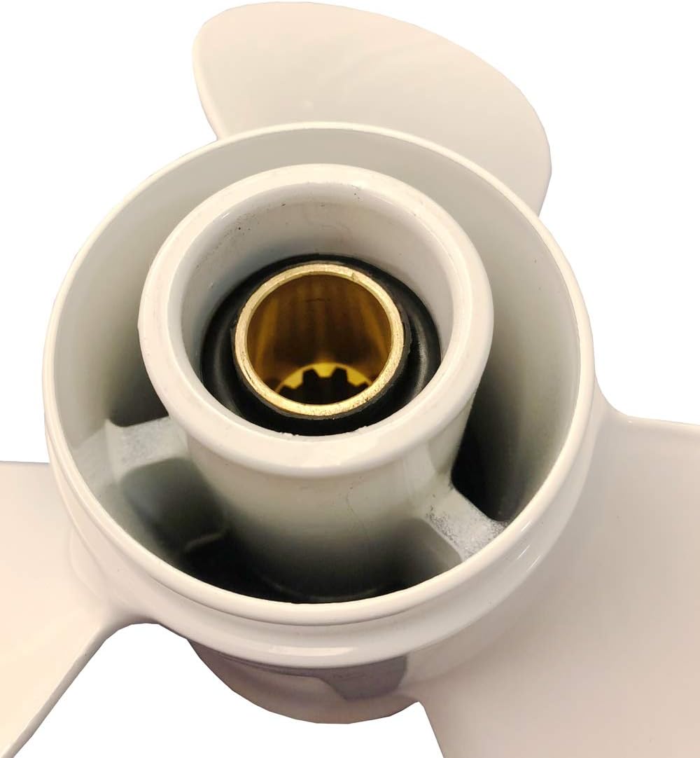 Yamaha Propeller 9 7/8x11 1/4 for Outboard Motor F25 20-30HP, 10 Spline, Pack of 2 D500
