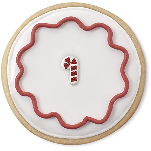 Wilton Mini Candy Cane Edible Cupcake Toppers J776577
