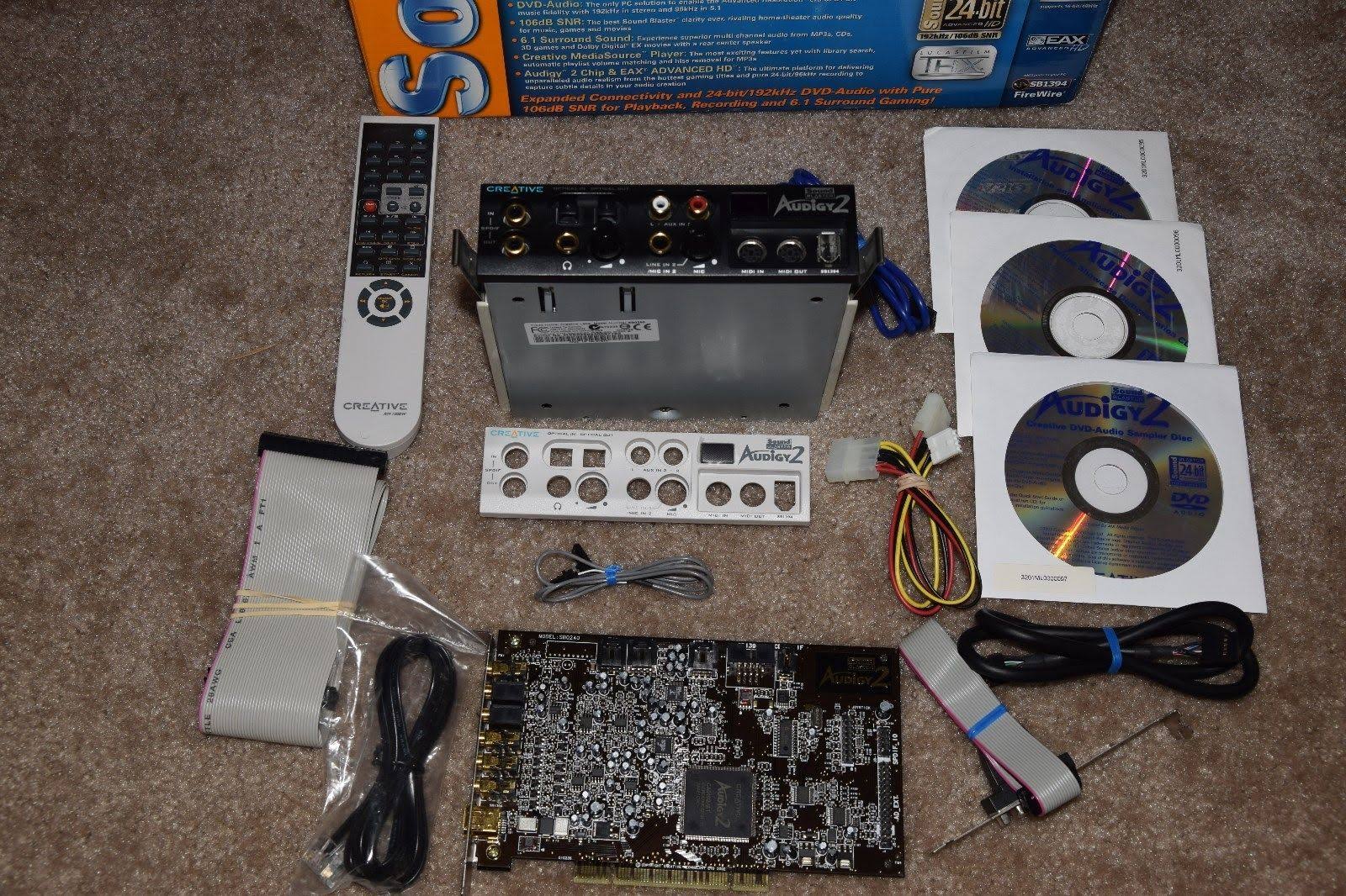 Creative Sound Blaster Audigy2 ZS Platinum Sound Card SB0010 J152