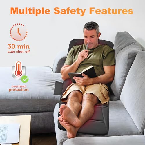 CILI Full Body Massage Mat with Heat and Vibration Q744