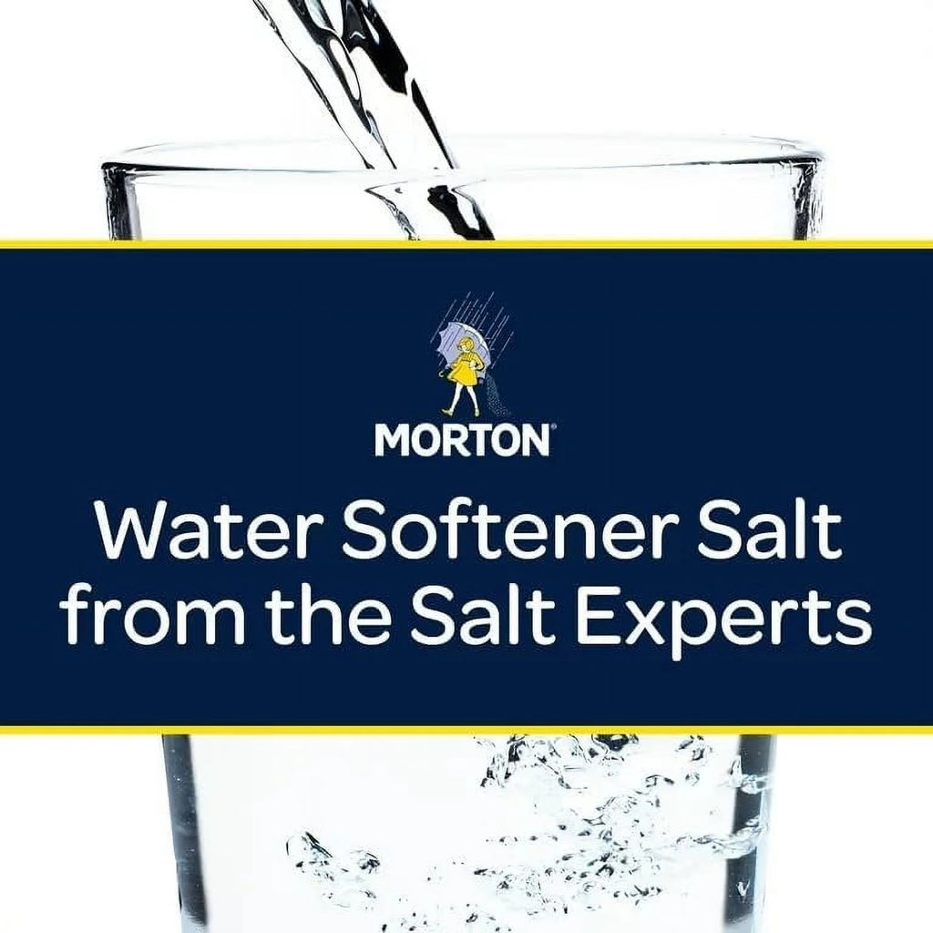 Morton Clean and Protect Plus Rust Defense Water Softener Salt Pellets 40 lb 3 Pack J919