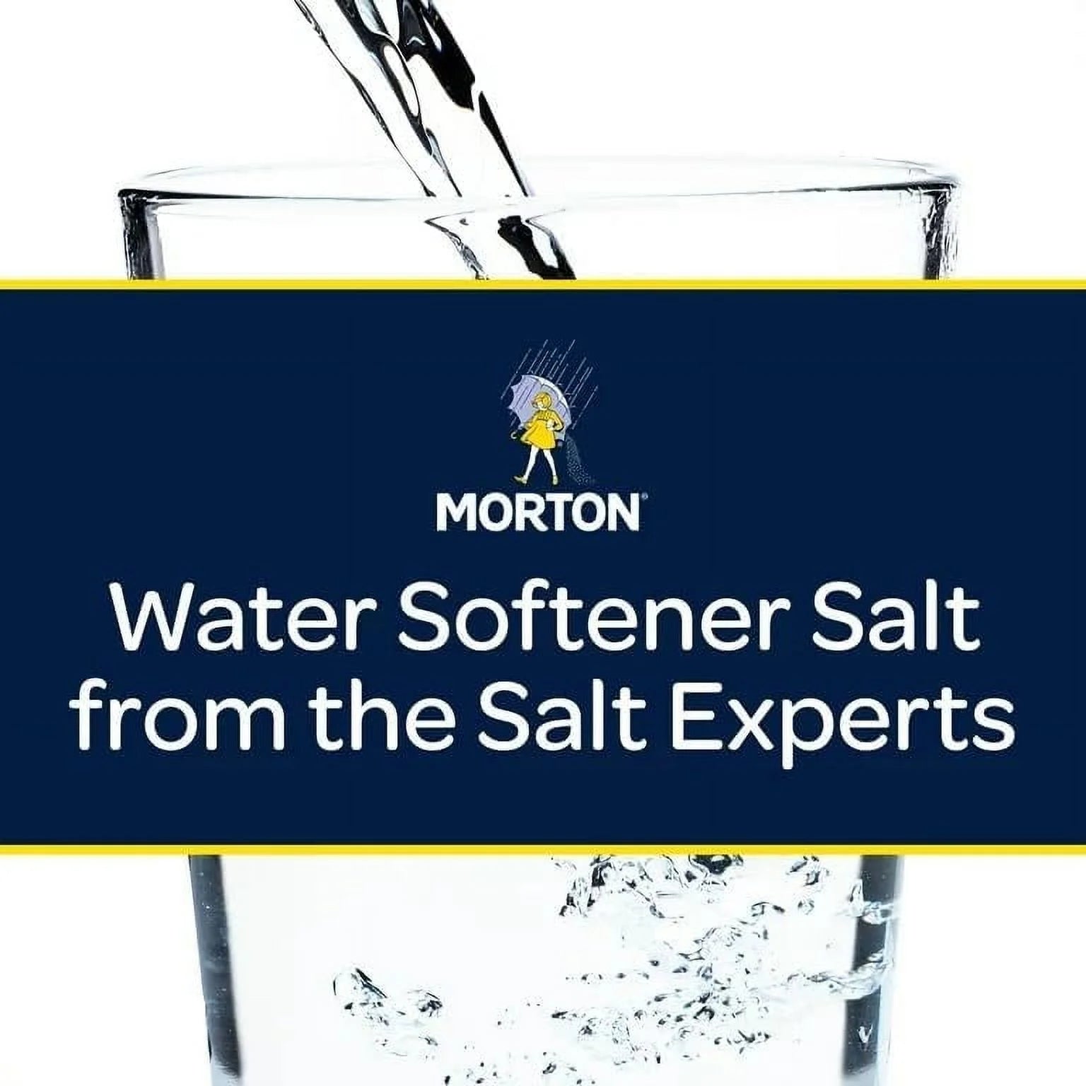 Morton Clean and Protect Plus Rust Defense Water Softener Salt Pellets 40 lb 3 Pack J919