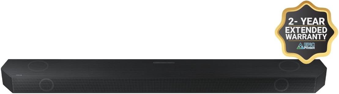 SAMSUNG Q990D 11.1.4ch Soundbar with Wireless Dolby Atmos, Rear Speaker Included J9245