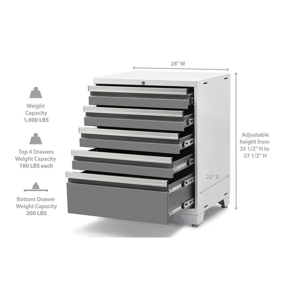NewAge Products Pro 3.0 Series 5-Drawer Tool Cabinet I4454