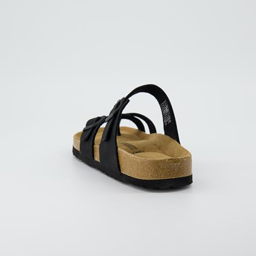 CUSHIONAIRE Women's Luna Cork Footbed Sandal I795